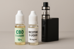 E-liquide CBD et Nicotine